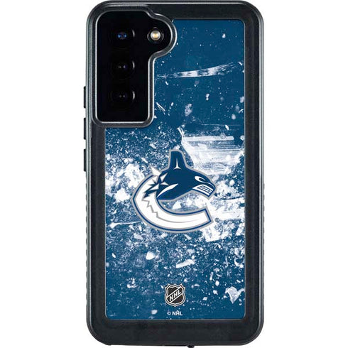 NHL Vancouver Canucks Frozen Galaxy S24 Plus Waterproof Case